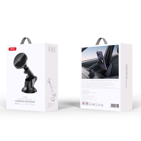 Soporte Universar Para Coche Ventosa Magnetica XO-CX017 En Negro