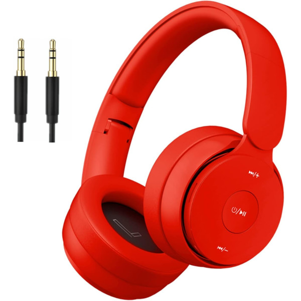 Auriculares Inalámbricos Bluetooth Y68 sobre la Oreja, Estéreo de Alta Fidelidad, Plegables, con Cable y Soporte para TF