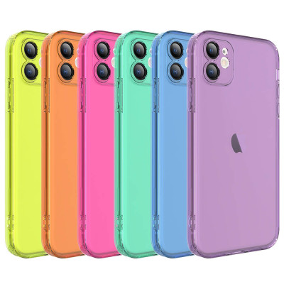 Funda de TPU Coloreada con Lente Protectora para IPhone 11