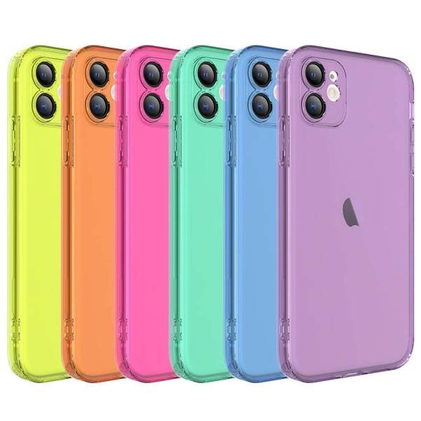 Funda de TPU Coloreada con Lente Protectora para IPhone 11