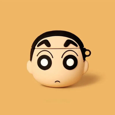 Funda 3D para AirPods 1, 2 y Pro 2, Diseño de SHIN CHAN, Protección Completa