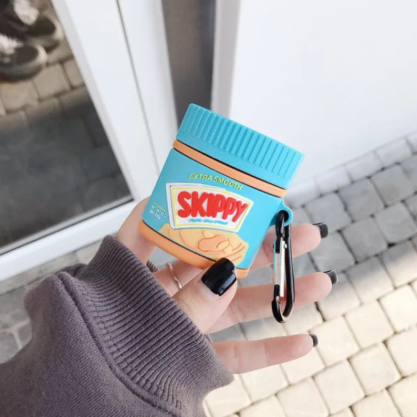 Funda 3D para AirPods 1, 2 y Pro 2, Diseño de SKIPPY , Protección Completa