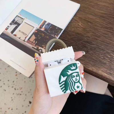 Funda 3D para AirPods 1, 2 y Pro 2, Diseño de STARBUCKS , Protección Completa