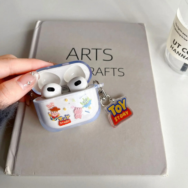 Funda 3D para AirPods 1, 2 y Pro 2, Diseño de TOY STORY , Protección Completa