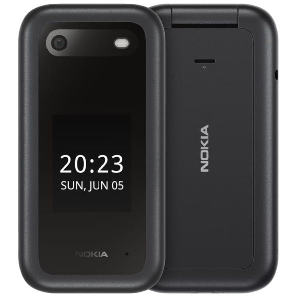 Teléfono Nokia 2660 durabilidad, batería de larga duración y diseño práctico