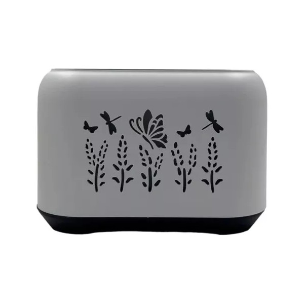 Humidificador Difusor de aroma con dibujo y luz modelo KP-809M en color blanco