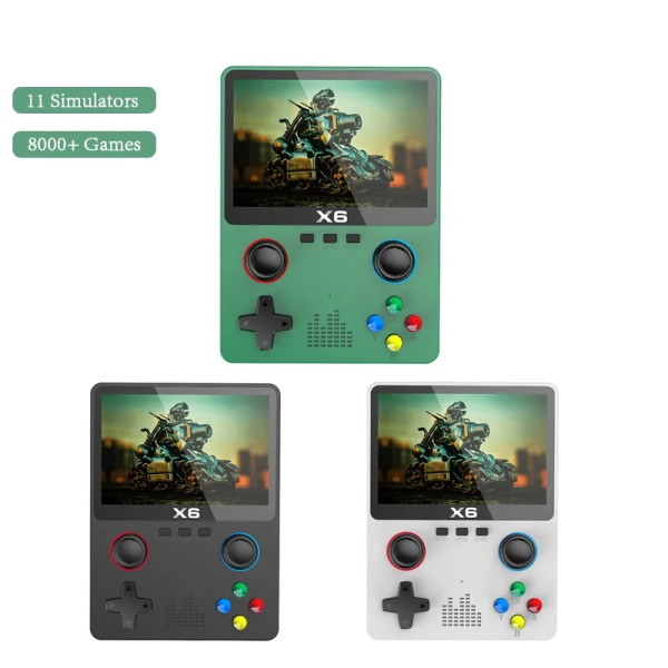 Game Box X6 Game consola portátil con pantalla amplia para disfrutar de tus juegos favoritos