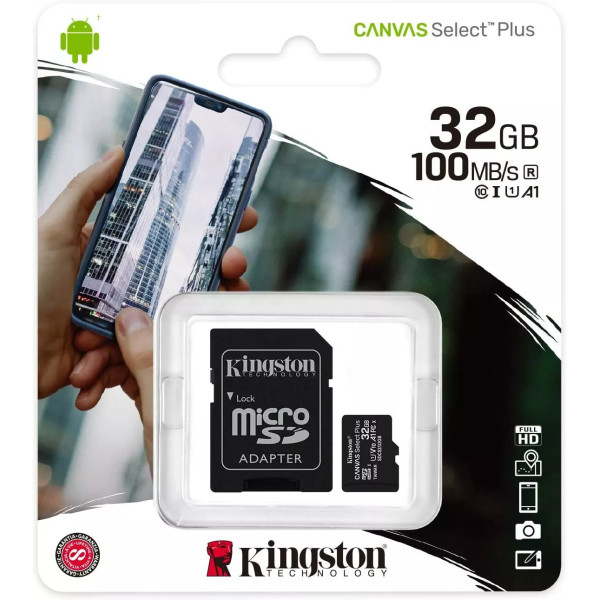 Tarjeta Memoria De Micro SD 16GB Kingston