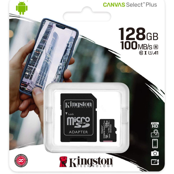 Tarjeta Memoria De Micro SD 128GB Kingston