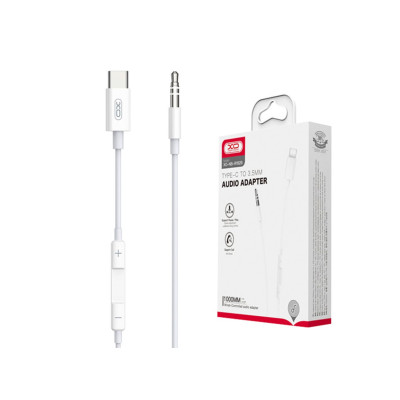 NB-R192B Type-C to 3.5mm 1M cable adaptador duradero para conectar dispositivos Type-C a auriculares 3.5mm