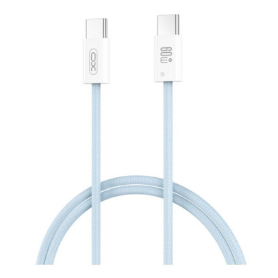 Cable de carga NB-Q273 iP15 tipo C a tipo C 60W con diseño trenzado color blanco