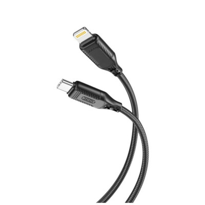 Cable de datos NB-Q236A trenzado tipo C a Lightning 27W color negro