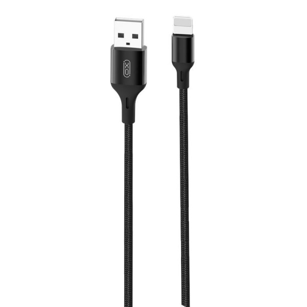 Cable de datos NB143 trenzado Lightning 1m color negro
