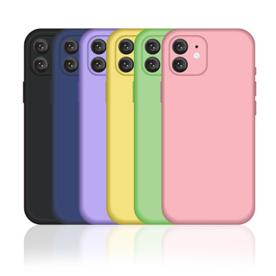 Funda Silicona Liquida para iPhone 12