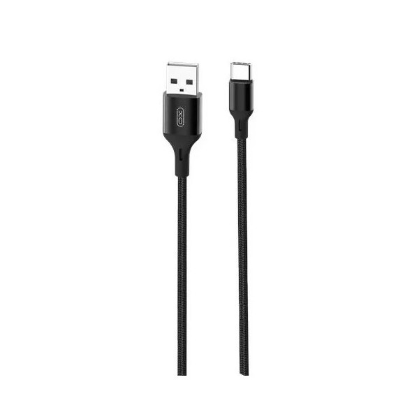 Cable de datos NB143 trenzado tipo C 1m color negro