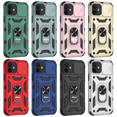 Carcasa Cubierta Militar Cámara Deslizante Proteger 360° para iPhone 12