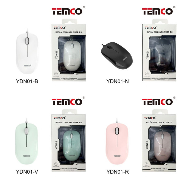 Raton con Cable de Colores YDN01
