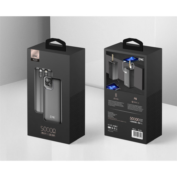 Bateria Externa 5000 mAh Con Cable