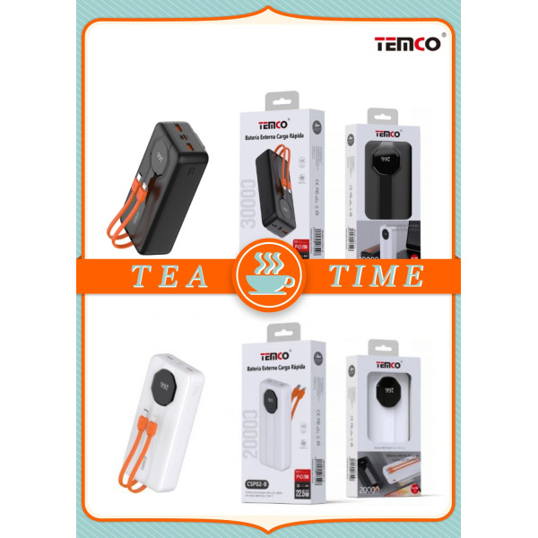 Bateria Externa 10000 mAh QC22.5W+PD20W CSP02