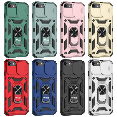 Carcasa Cubierta Militar Cámara Deslizante Proteger 360° para iPhone 6 / 7 / 8