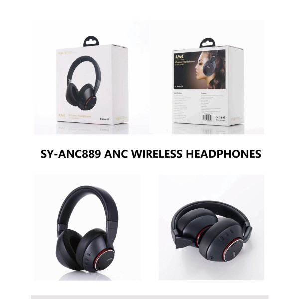 Cascos Inalambrico Bluetooth Con Cancelacion Ruido SY-ANC889