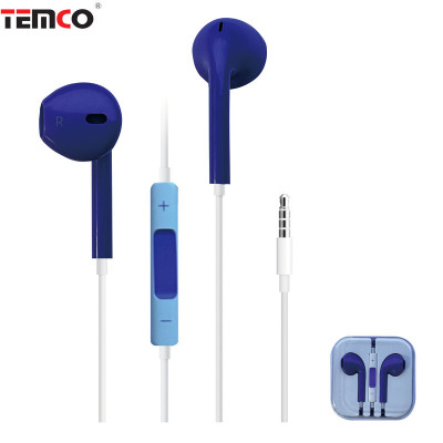 Auriculares con Cable Jack 3.5mm Azul - Modelo CSA25-T02