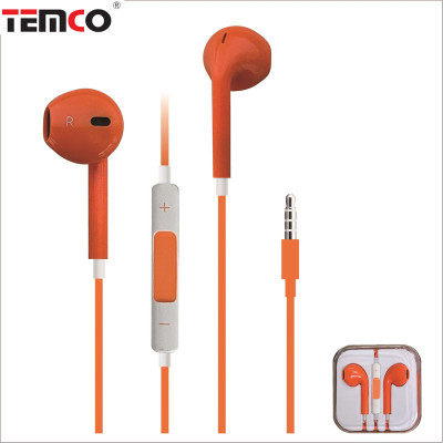 Auriculares con Cable Jack 3.5mm Naranja - Modelo CSA25-T07