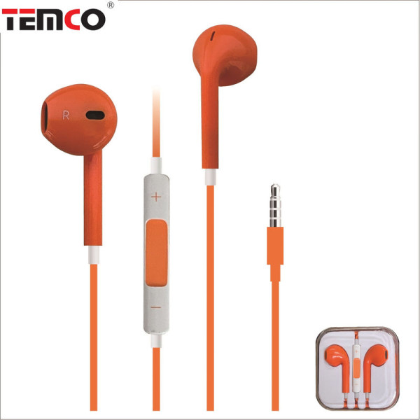 Auriculares con Cable Jack 3.5mm Naranja - Modelo CSA25-T07