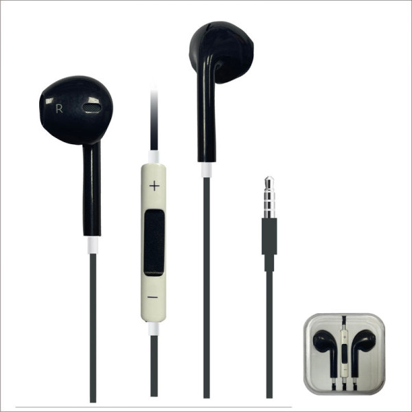 Auriculares con Cable Jack 3.5mm Negro - Modelo CSA25-T08