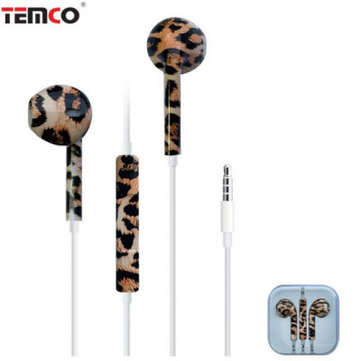 Auriculares con Cable Jack 3.5mm Estampado - Modelo CHA26-T08