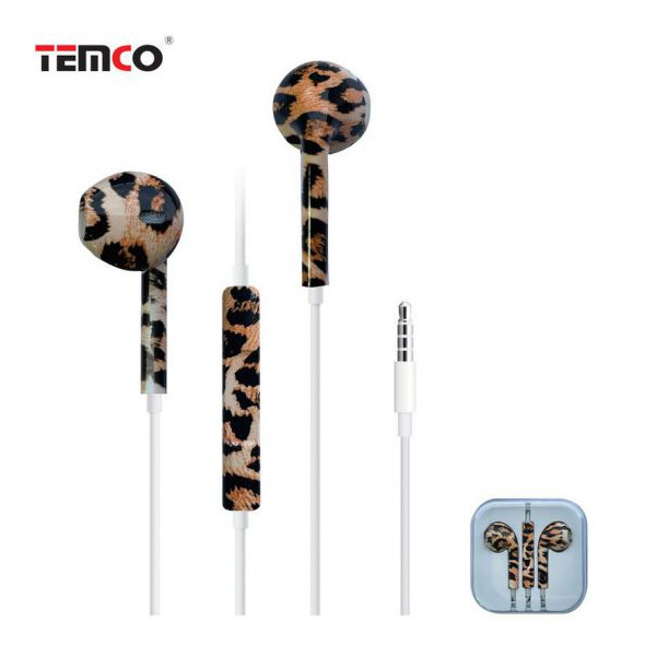 Auriculares con Cable Jack 3.5mm Estampado - Modelo CHA26-T08