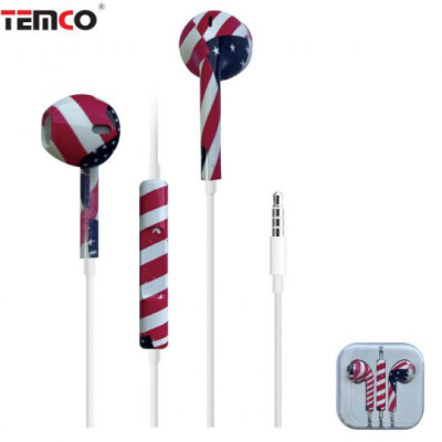 Auriculares con Cable Jack 3.5mm America - Modelo CHA26-T27