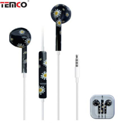 Auriculares con Cable Jack 3.5mm Flores - Modelo CHA26-T35