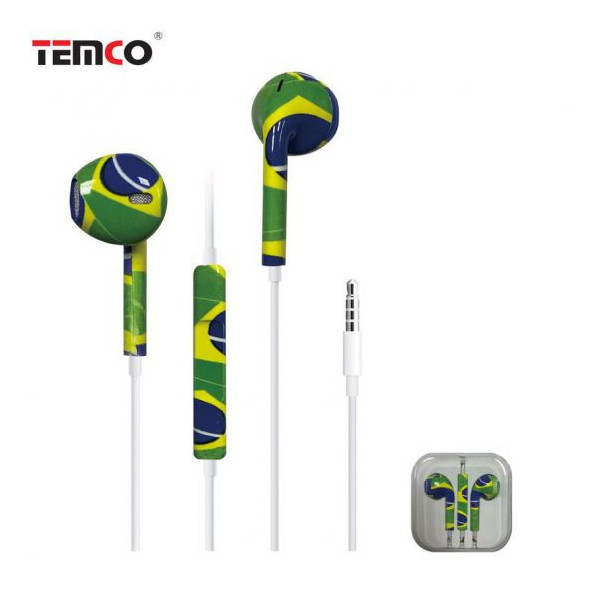 Auriculares con Cable Jack 3.5mm Colores - Modelo CHA26-T57