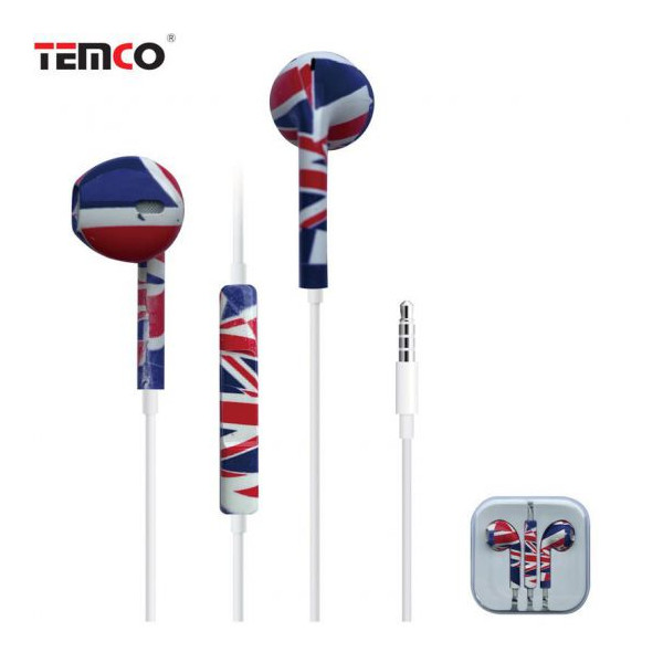 Auriculares con Cable Jack 3.5mm Colores - Modelo CHA26-T58