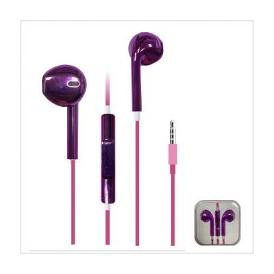 Auriculares con Cable Jack 3.5mm Morado - Modelo CHA27-T01