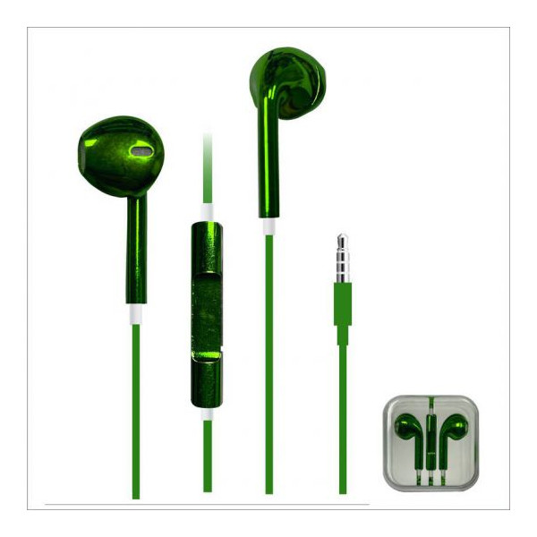 Auriculares con Cable Jack 3.5mm Verde - Modelo DSA27-T09