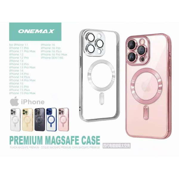 Funda transparente Magsafer Premiun en Color iPhone 16E