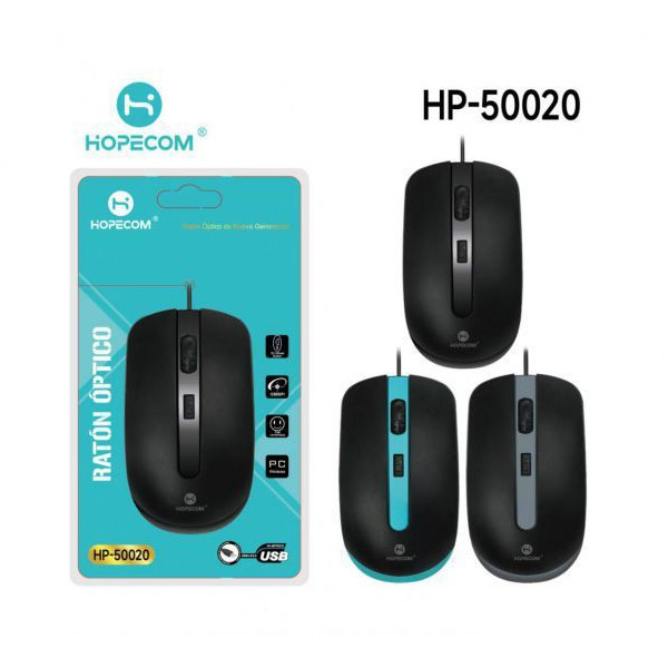 Raton con Cable de Colores HOPECOM