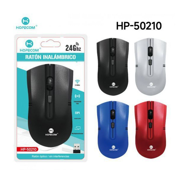 Raton Inalambrico de Colores HP-50210 HOPECOM