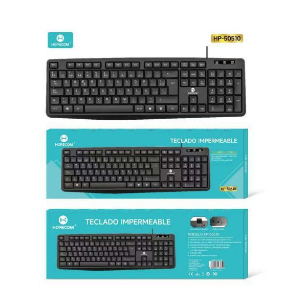Teclado con Cable Basico HP-50510