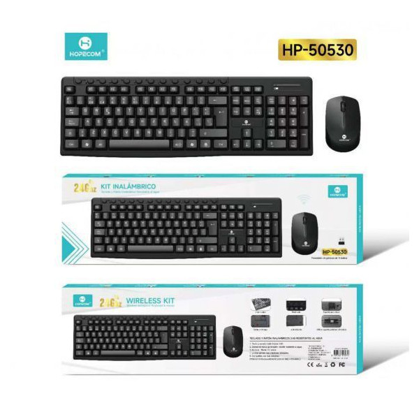 Kit Teclado y Raton Inalambrico HP-50530