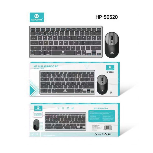 Kit Teclado y Raton Inalambrico HP-50520
