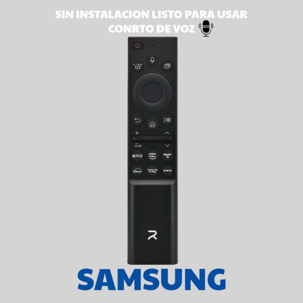 Mando de Television para Samsung Sin Instalacion para Usar con Contro de Voz
