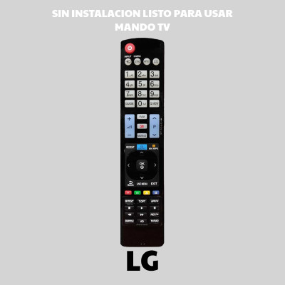 Mando de Television para LG Sin Instalacion para Usar