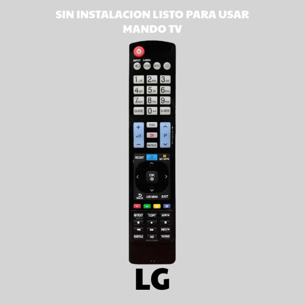 Mando de Television para LG Sin Instalacion para Usar