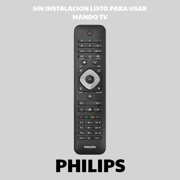 Mando de Television para PHILIPS Sin Instalacion para Usar