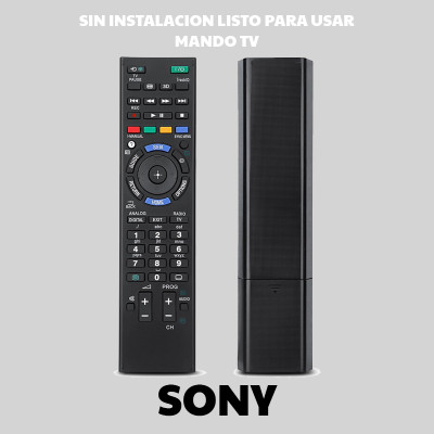 Mando de Television para SONY Sin Instalacion para Usar