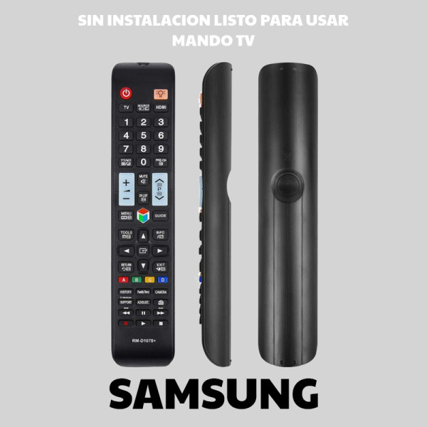 Mando de Television para Samsung Sin Instalacion para Usar