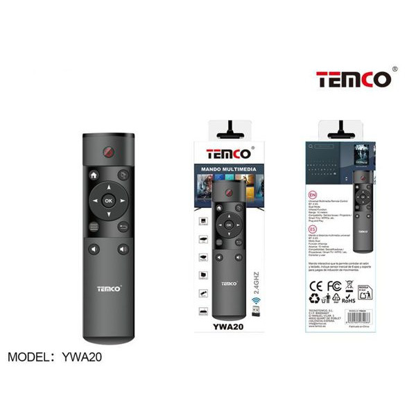 Mando de Television Multimedia YWA20 Smart TV Sin Instalacion para Usar